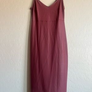 Forever 21 Pink Slip Dress Sleeveless Spaghetti Strap